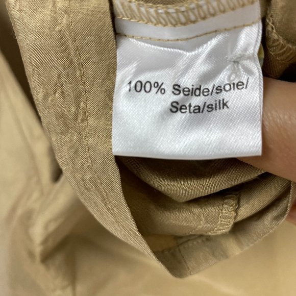 Madeleine Gold Silk Blouse/Jacket - Picture 3 of 5